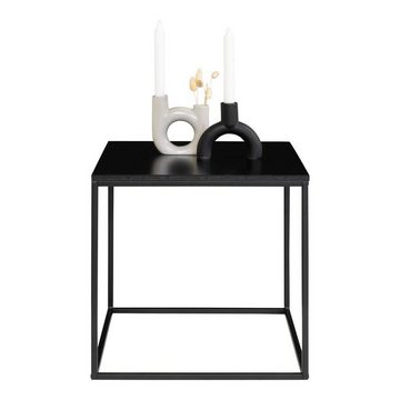 House Nordic Beistelltisch Vita Sidetable - Beistelltisch, schwarz mit schwarzem Gestell 45x45...