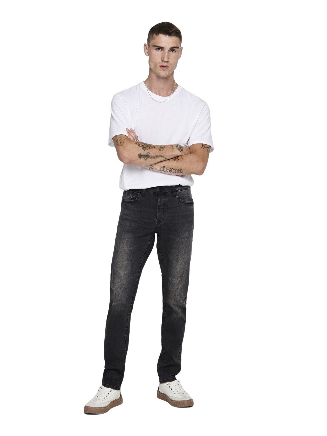 ONLY & SONS Slim-fit-Jeans LOOM Jeanshose mit Stretch