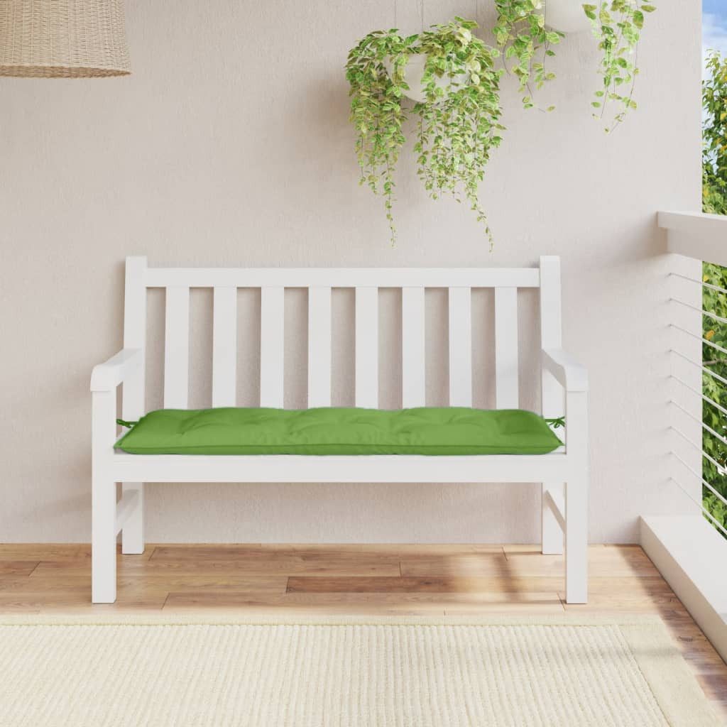 vidaXL Sitzauflage Gartenbank-Auflage Melange Grün 120x50x7 günstig online kaufen