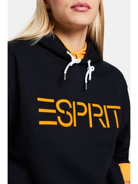 Esprit Sweatshirt Unisex Fleece-Hoodie mit Logo (1-tlg)