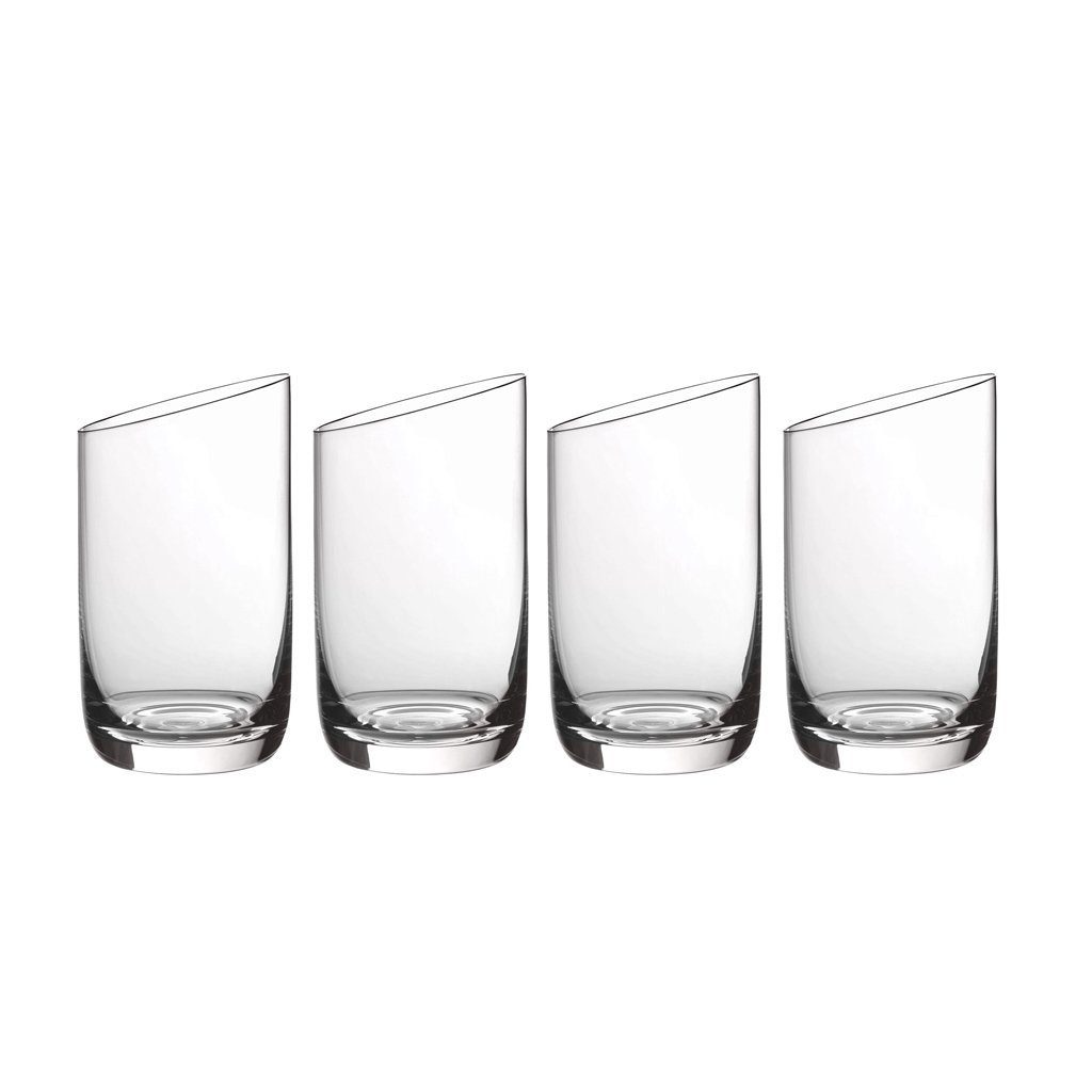 Villeroy & Boch Gläser-Set NewMoon 4-teilig, Glas ml, Wasserglas-Set, 225