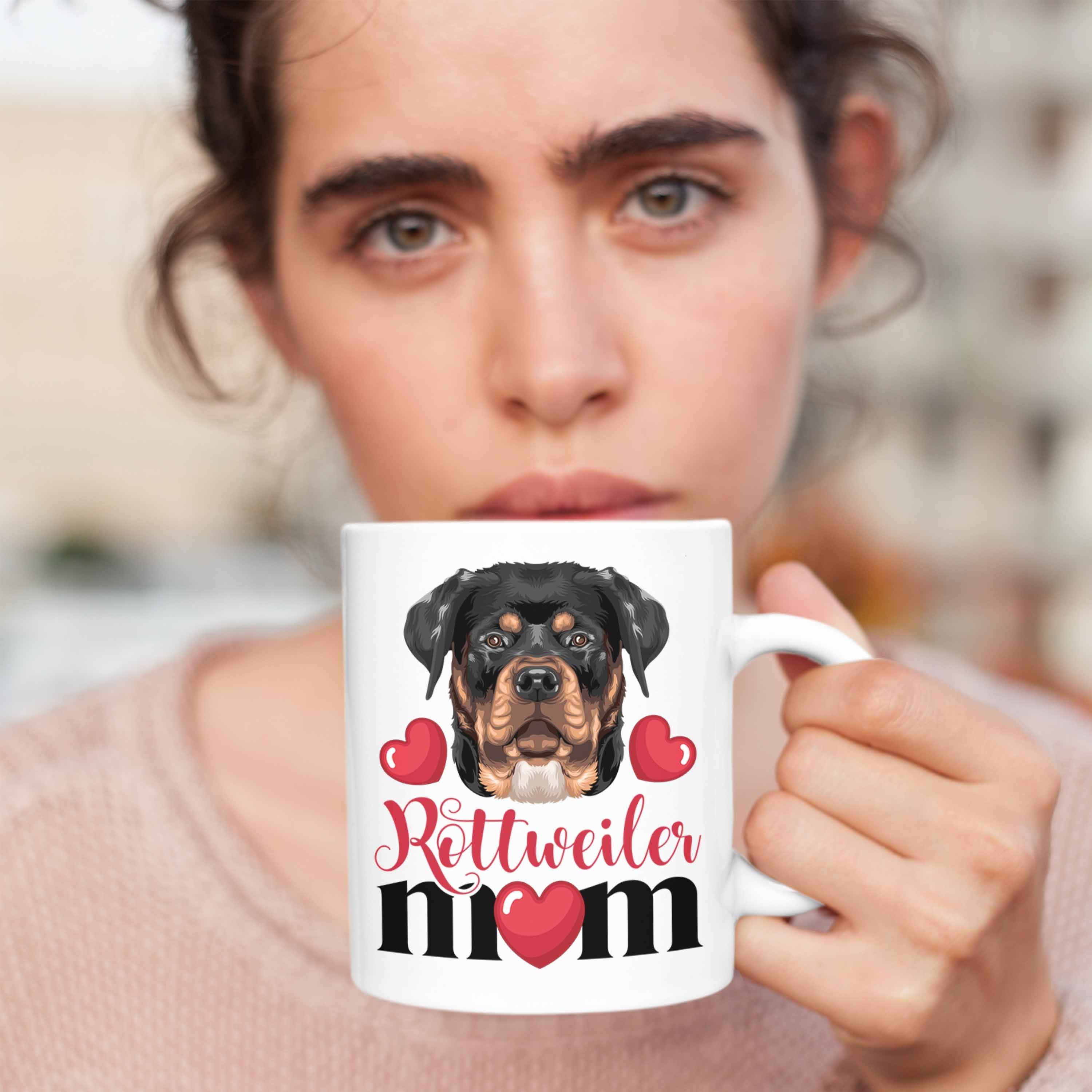 Trendation Spruch Weiss Mom Rottweiler Mama Tasse Geschenk Geschenkid Lustiger Tasse Besitzer