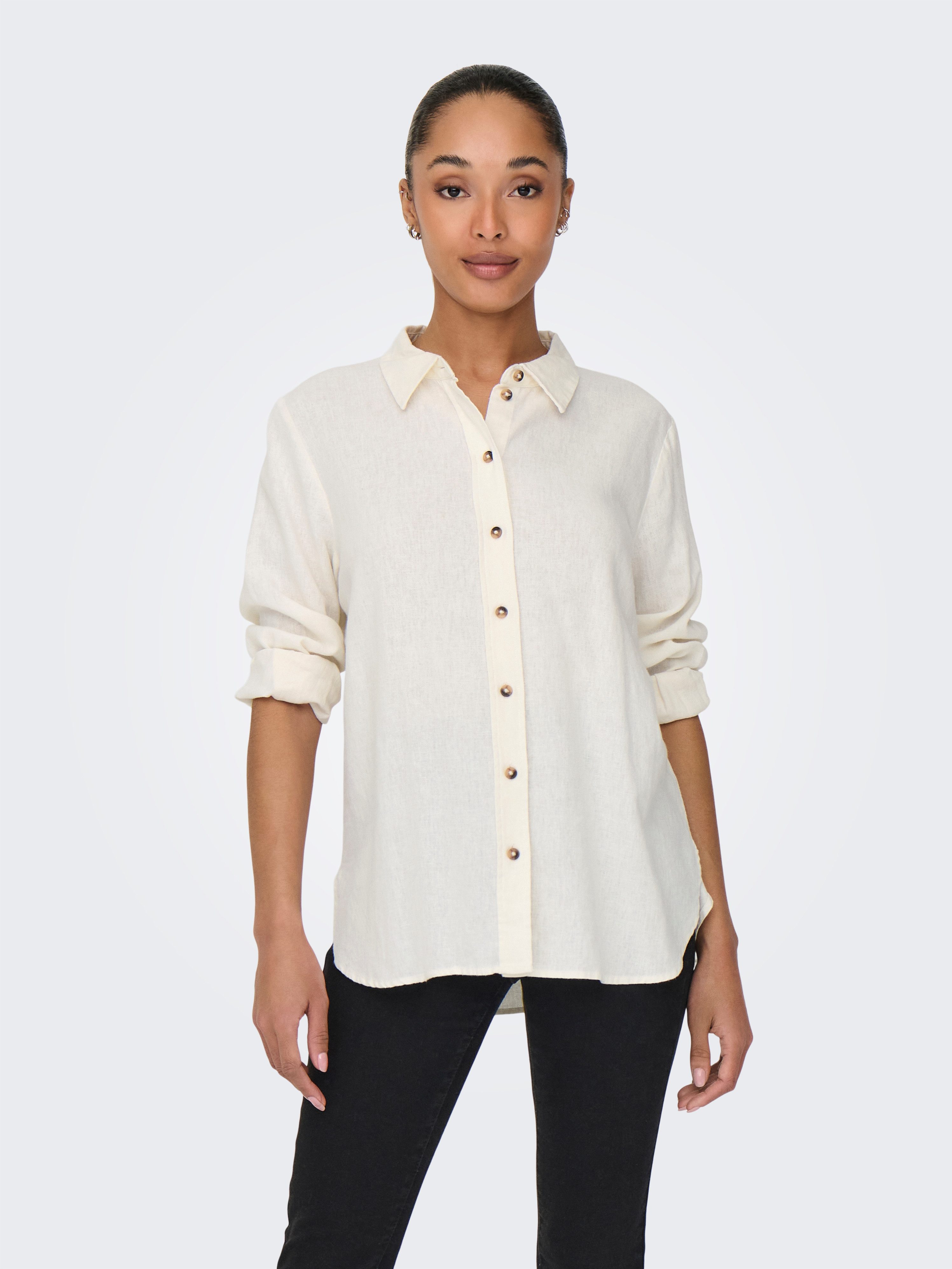 JDY Hemdbluse JDYSAY L/S LINEN LOOSE günstig online kaufen