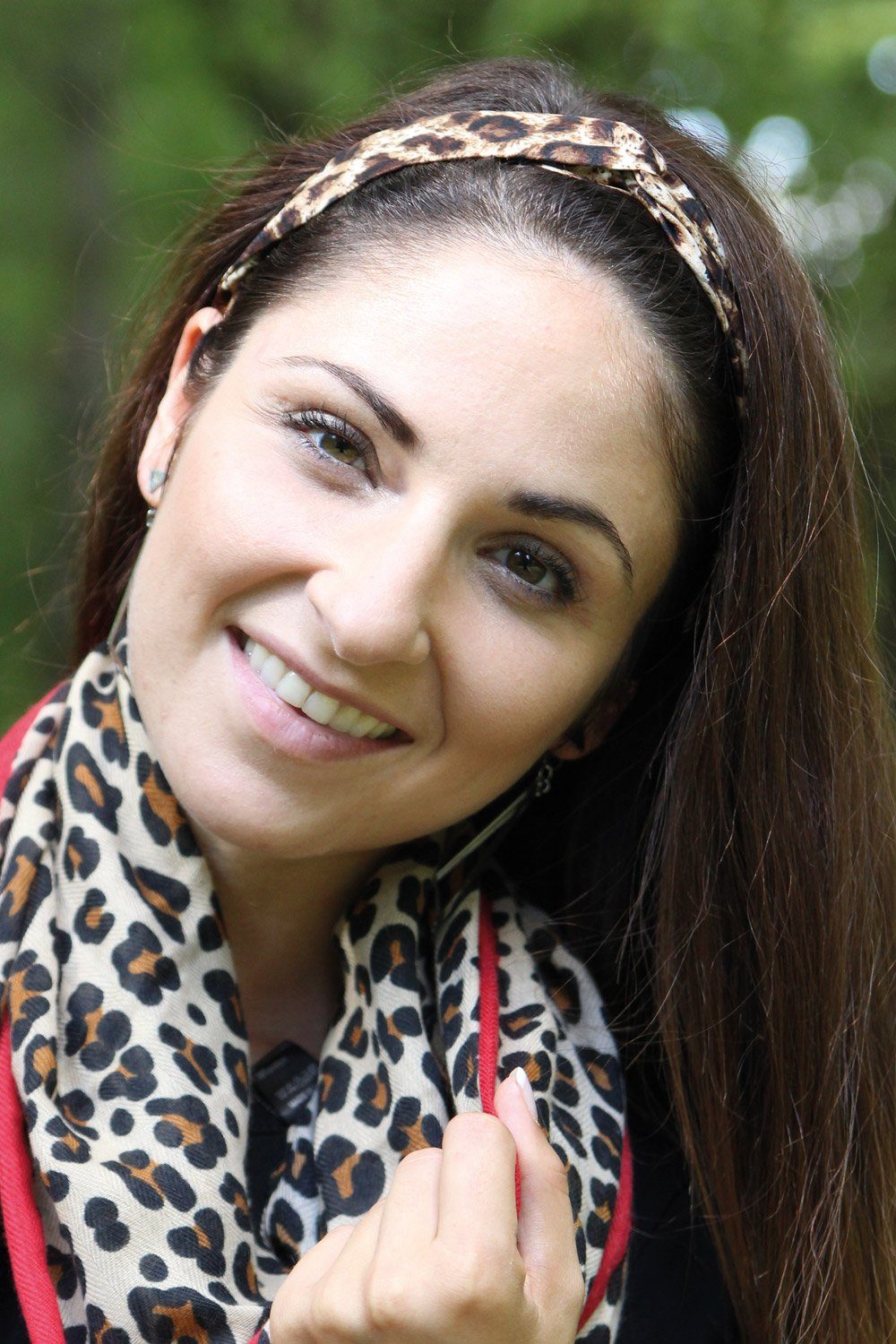 styleBREAKER Haarband, 1-tlg., Haarband mit Leo Print