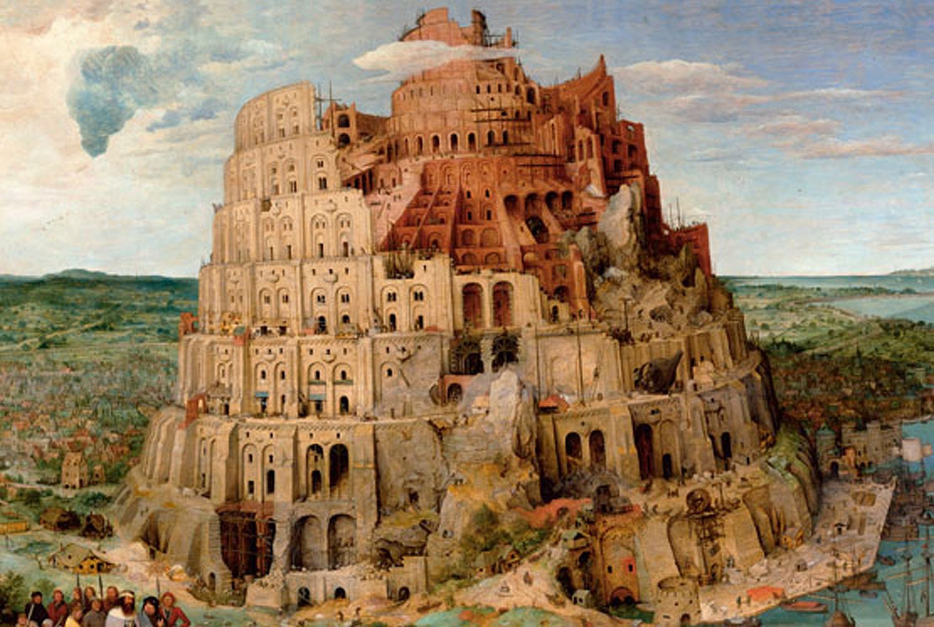 Piatnik Puzzle Turm von Babel, Puzzleteile