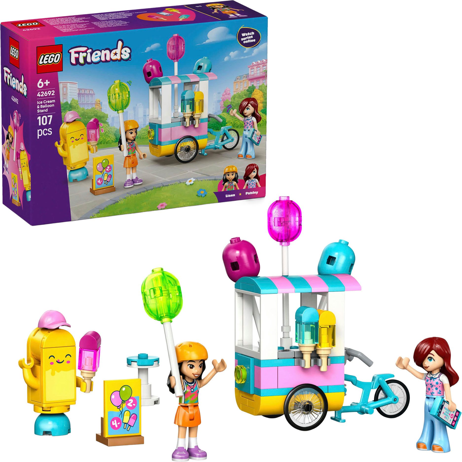 LEGO® Eis- und Luftballonstand (42692), LEGO Friends Konstruktionsspielstei günstig online kaufen