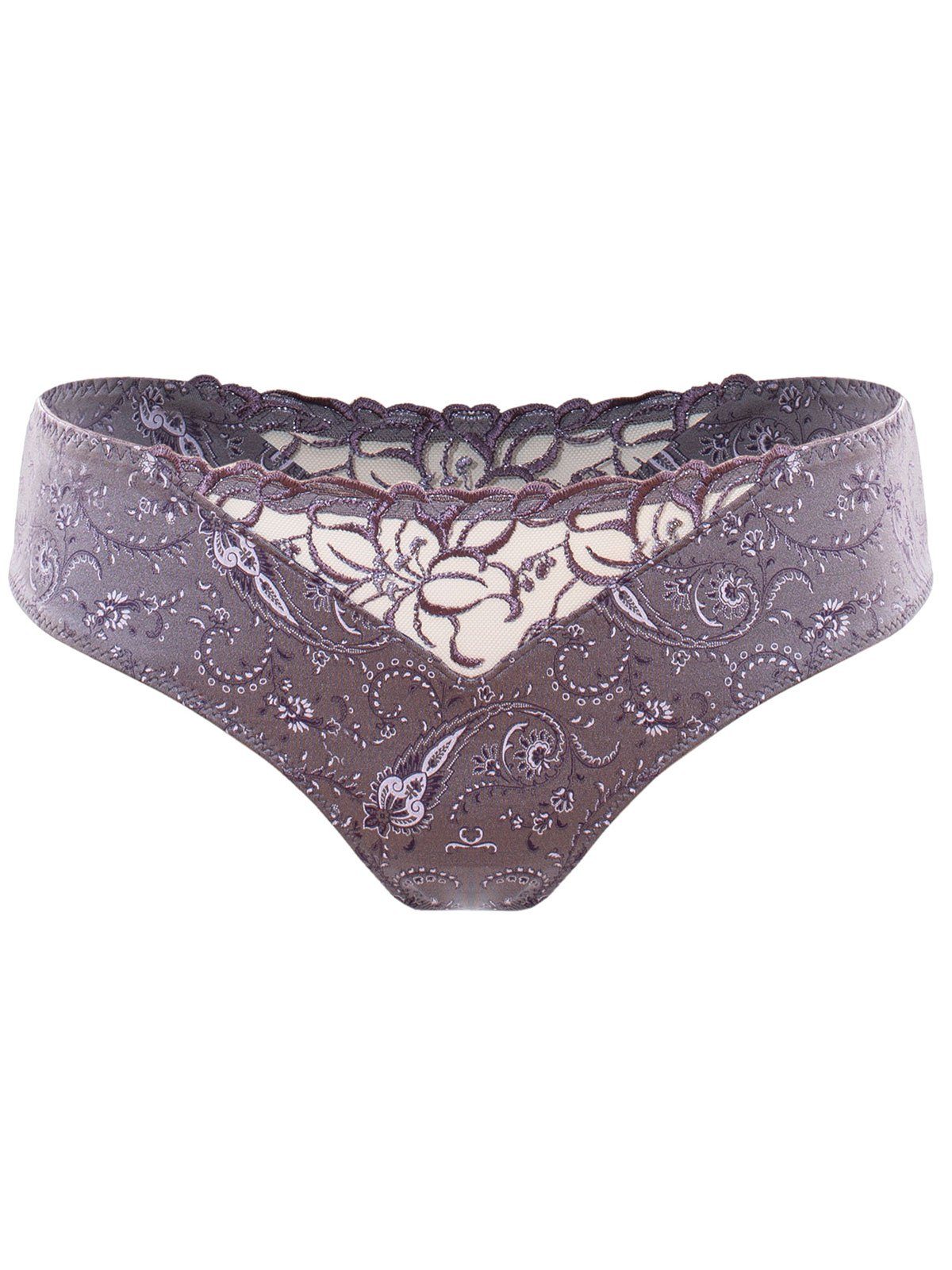 Panty Dessous Zwickel Damen lavendel 1-St) Panty (Stück, Zoe Ulla