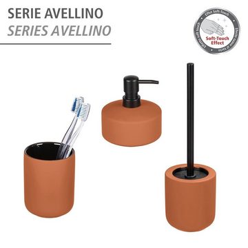WENKO Seifenspender Avellino, (1-tlg), Terracotta, Keramik, 380 ml
