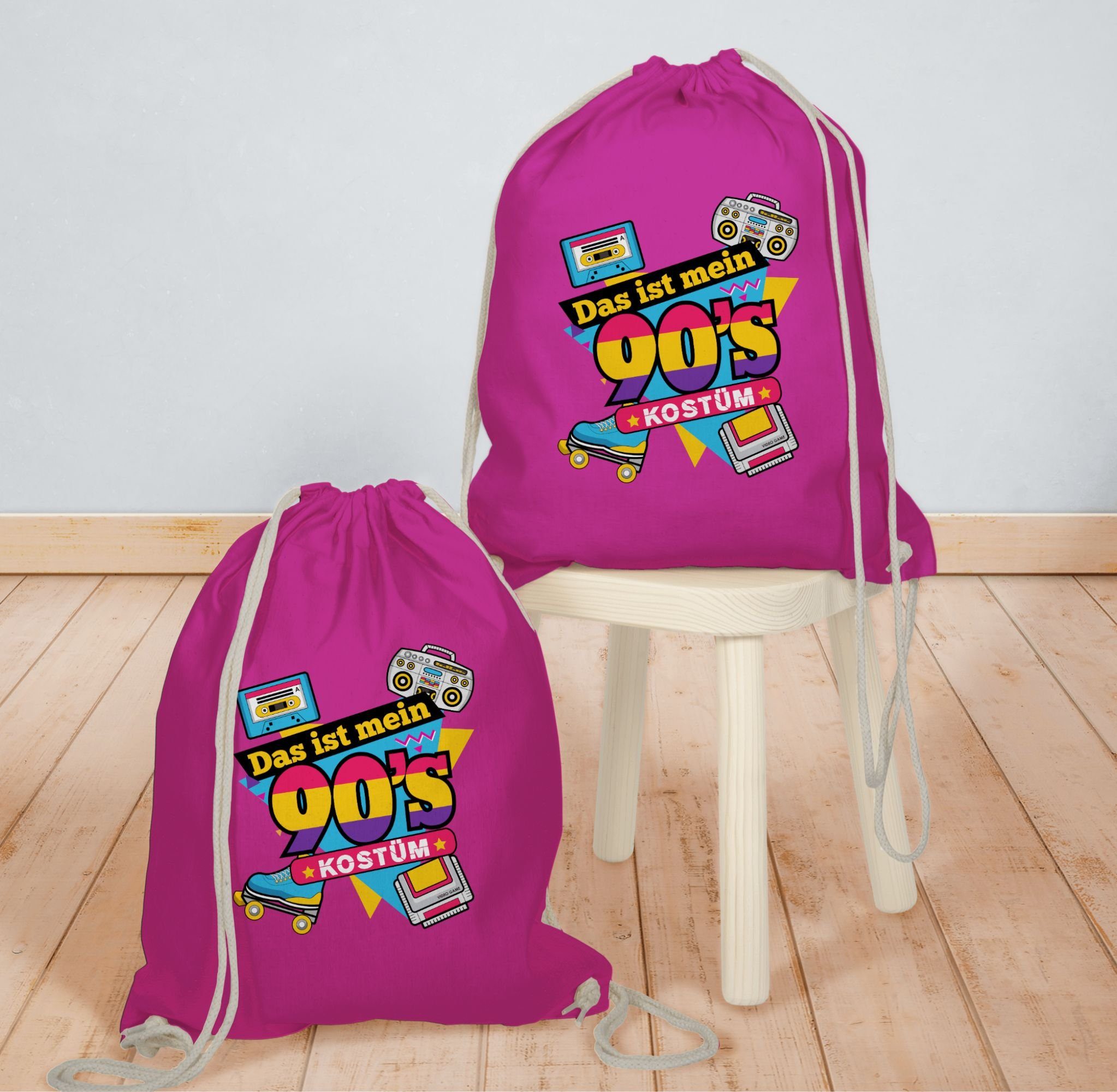 Shirtracer Turnbeutel Das ist mein 90er Jahre Kostüm I Neunziger Jahre I 90s I Fastnacht I F, Karneval & Fasching