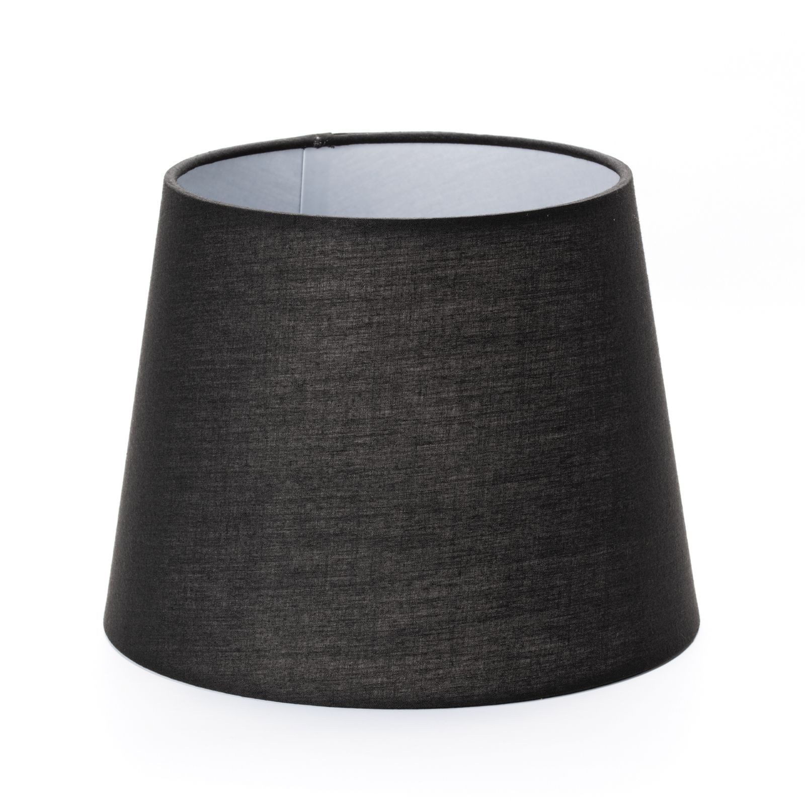 Orion Leuchten Lampenschirm Lampenschirm 24 x 18 cm Stoff E27 konisch Schwarz