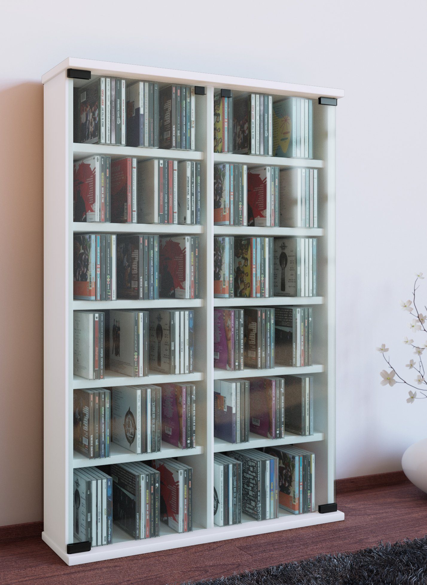 VCM CD-Regal Holz CD DVD Stand günstig online kaufen