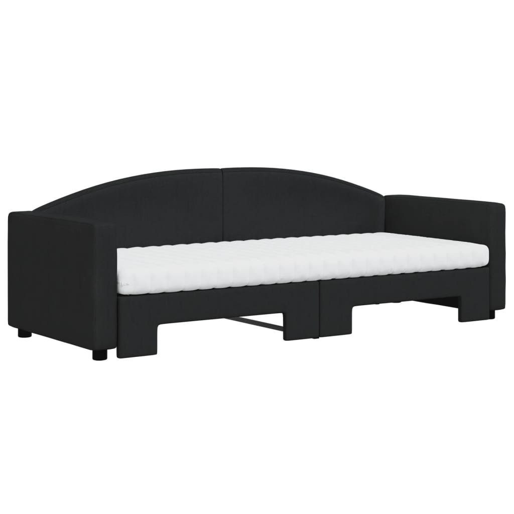 vidaXL Bett Tagesbett Ausziehbar mit Matratzen günstig online kaufen