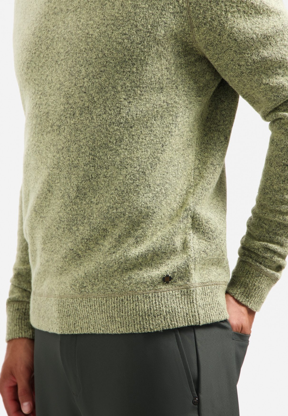 NO EXCESS Strickpullover Pullover Crewneck Soft Wool Blend