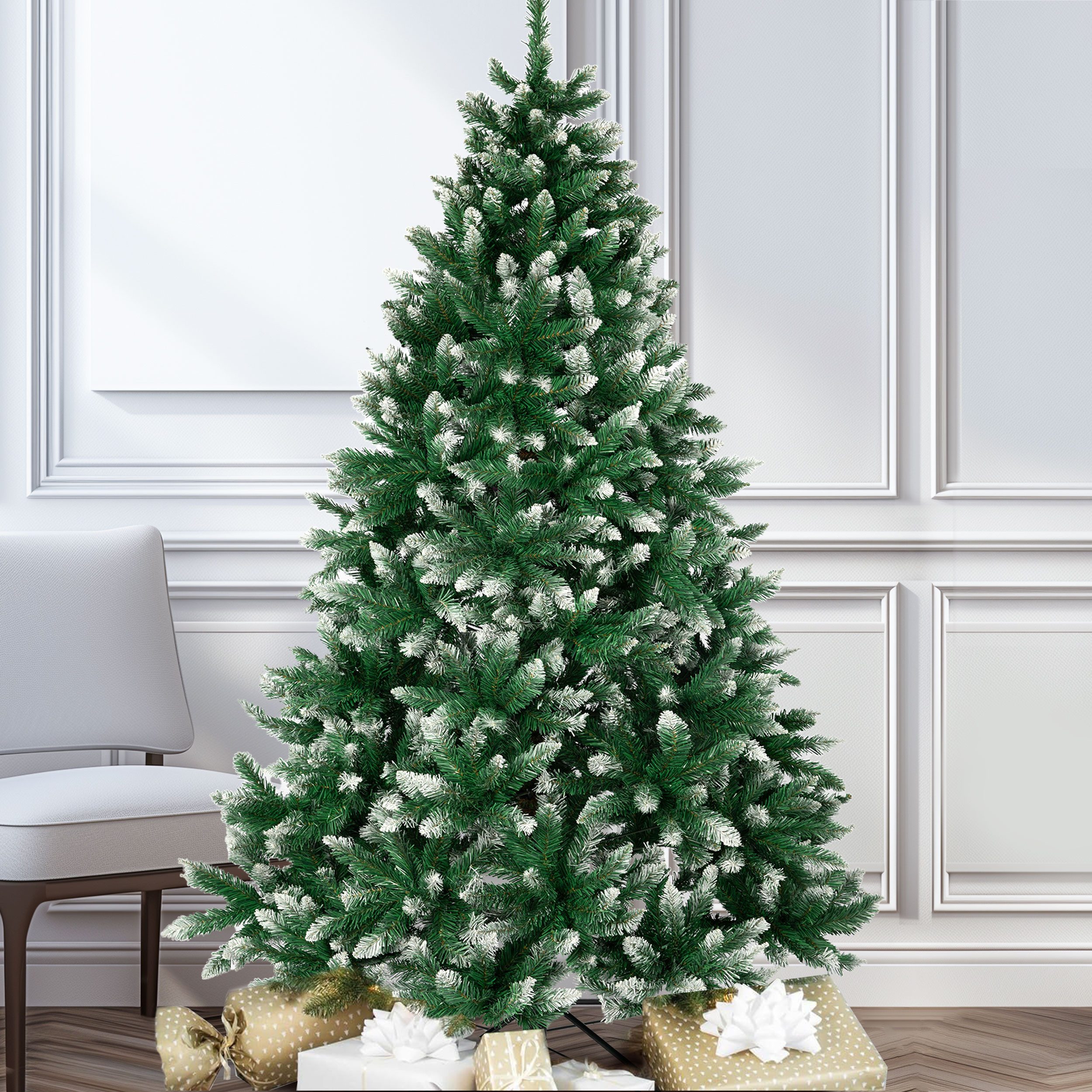 Vankel Künstlicher Weihnachtsbaum tannenbaum mit beleuchtung schmuck mit li günstig online kaufen