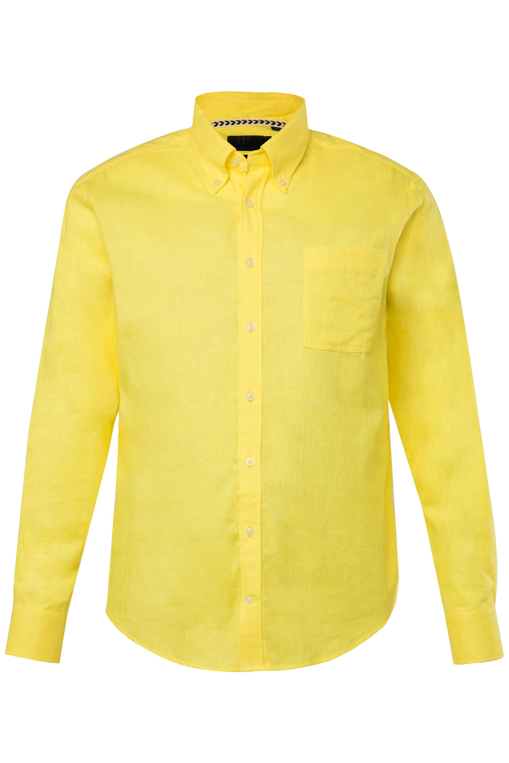 JP1880 Businesshemd Hemd Langarm Leinenmix Buttondown-Kragen günstig online kaufen