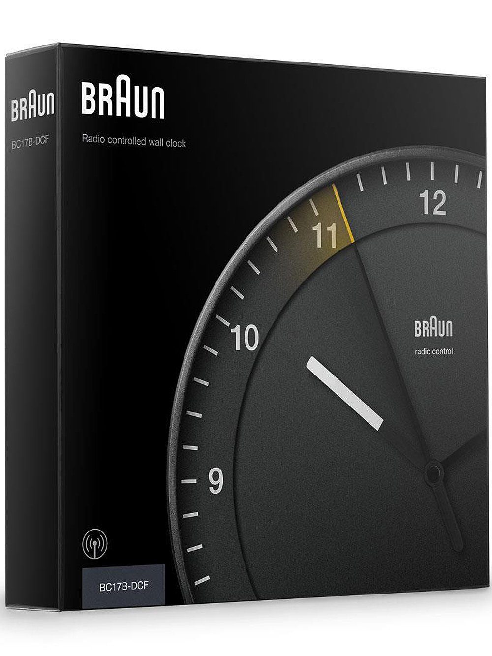 Braun Wanduhr Braun BC17B-DCF Klassik Funkwanduhr – Bild 5 von 5