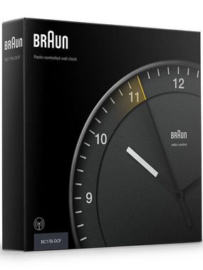 Braun Wanduhr Braun BC17B-DCF Klassik Funkwanduhr