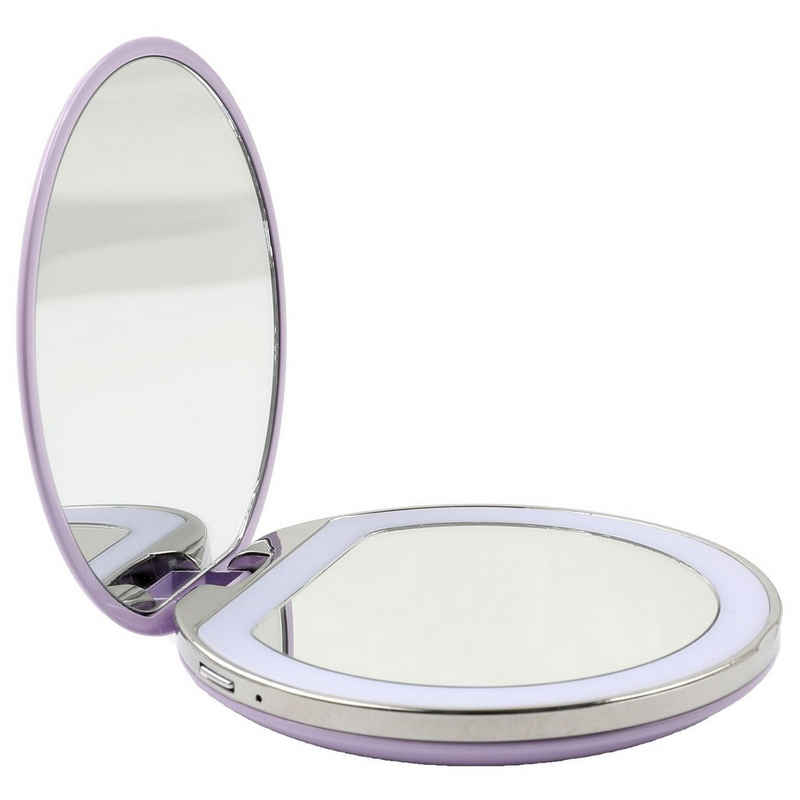 AILORIA Kosmetikspiegel MAQUILLAGE, Taschenspiegel mit LED-Beleuchtung (USB)