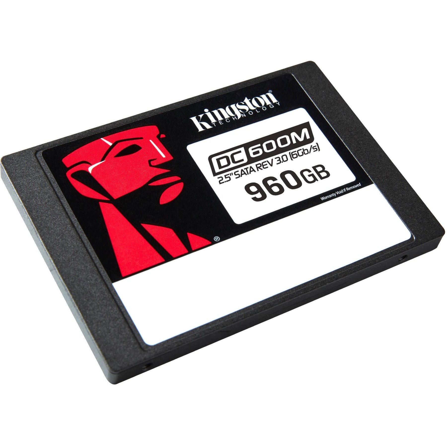 Kingston DC600M 960GB SATA SSD 2.5 Zoll interne SSD (960 GB) 2,5 Zoll" 560 MB/S Lesegeschwindigkeit, 530 MB/S Schreibgeschwindigkeit, Power Loss Protection, AES 256 Bit, TCG Opal 2.0, DRAM Cache