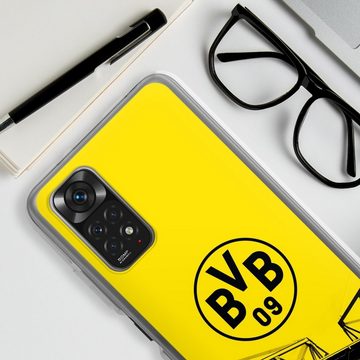 DeinDesign Handyhülle Borussia Dortmund BVB Fanartikel Stadion Schwarz-Gelb - BVB, Xiaomi Redmi Note 11 4G Silikon Hülle Bumper Case Handy Schutzhülle