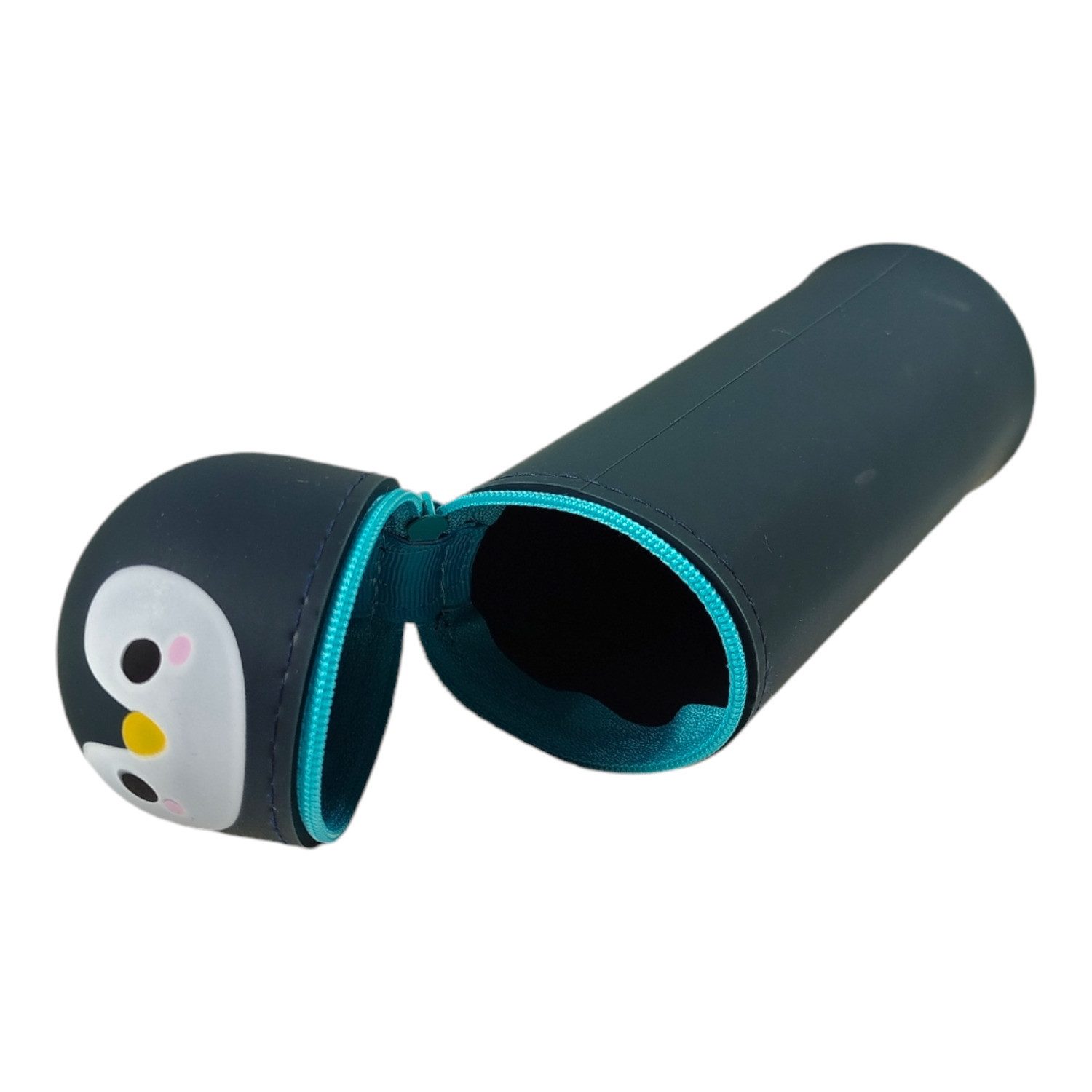 Puckator Federmäppchen Pinguin Federmappe aus Silikon - Stiftemäppchen für Kinder