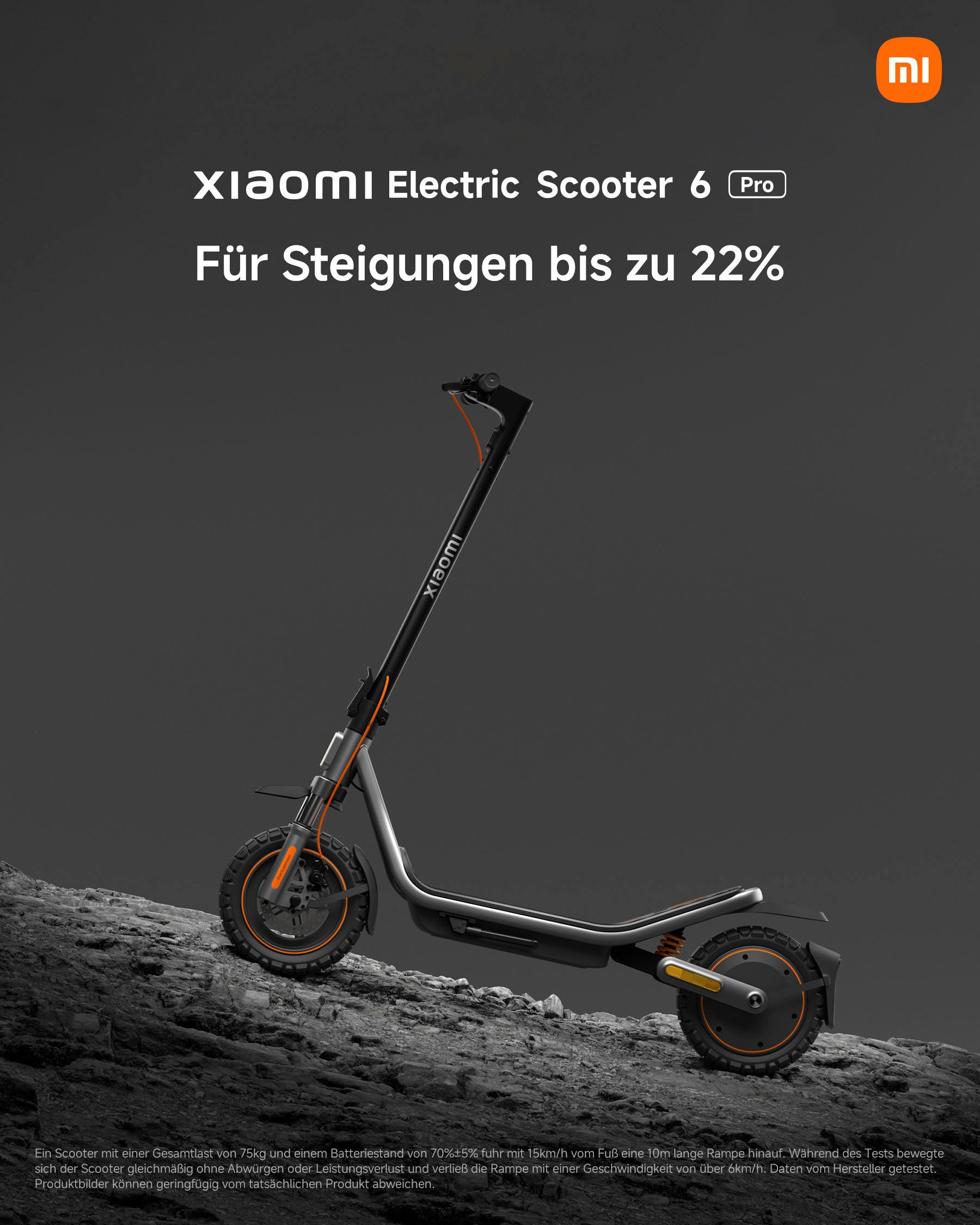 Xiaomi E-Scooter Electric Scooter 6 Pro DE, 20 km/h