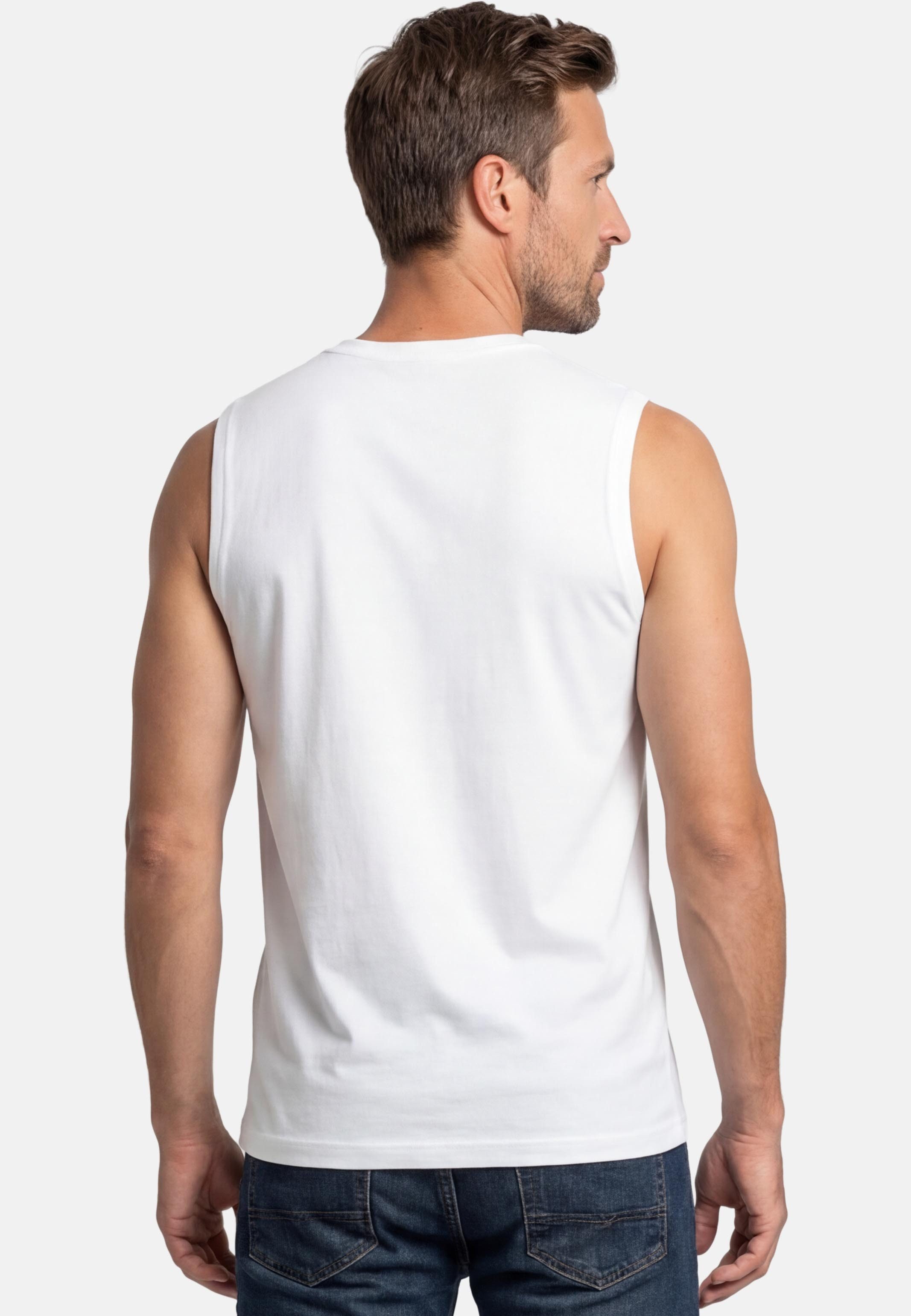 RAGMAN Unterhemd 6er Pack Basic (Spar-Set, 6-St) Unterhemd / Tanktop - Baumwolle - Atmungsaktiv