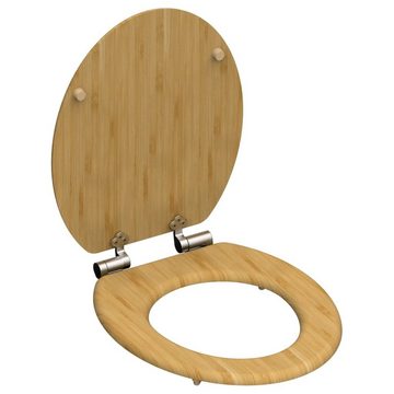 Schütte WC-Sitz WC-Sitz mit Absenkautomatik NATURAL BAMBOO (1-St)