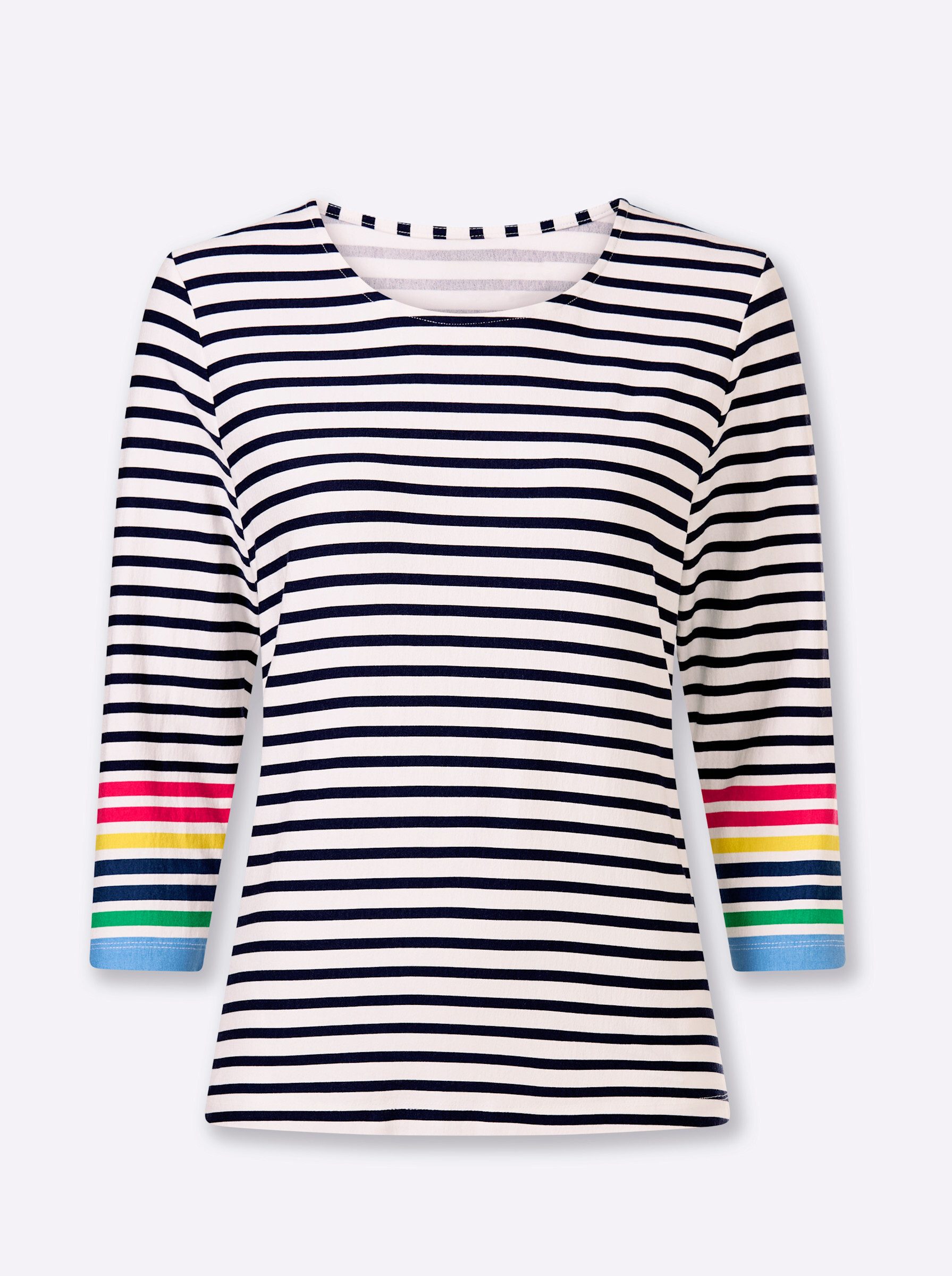 T-Shirt Ringelshirt 3/4-Arm