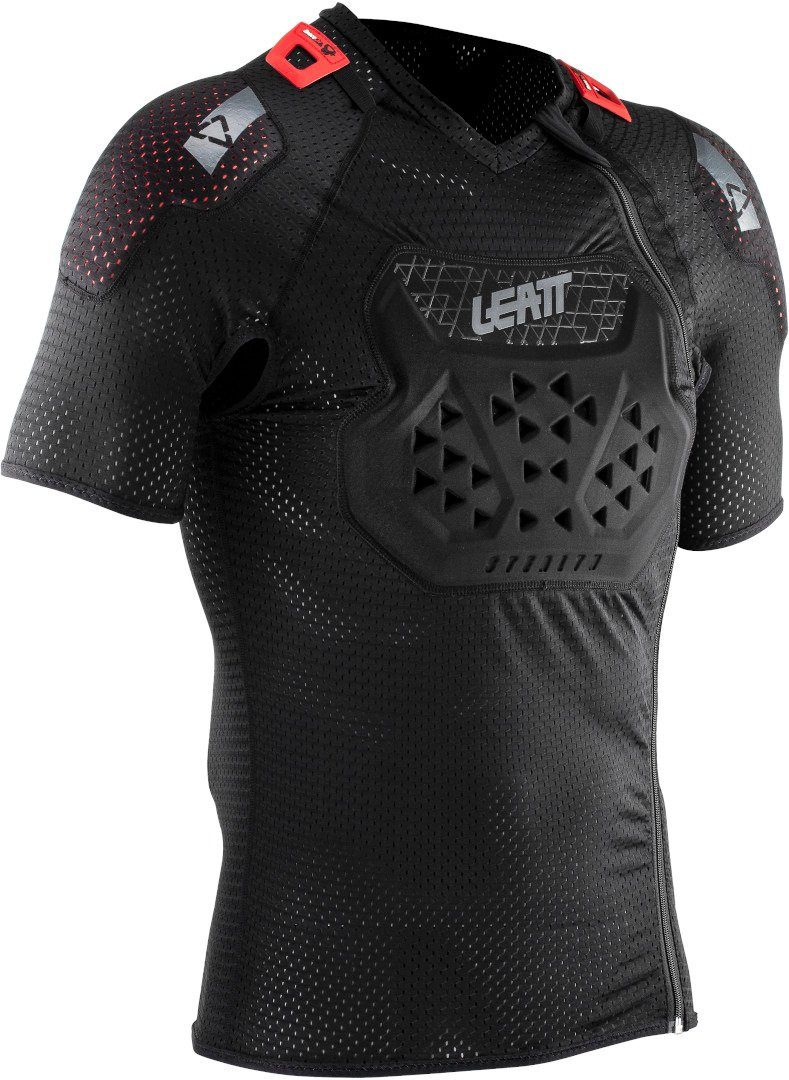 Leatt Protektorenshirt ReaFlex Stealth Protektoren T-Shirt, Kompression belüftet protektoren