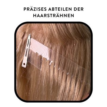 hair2heart Echthaar-Extension Große Extensions Schablone