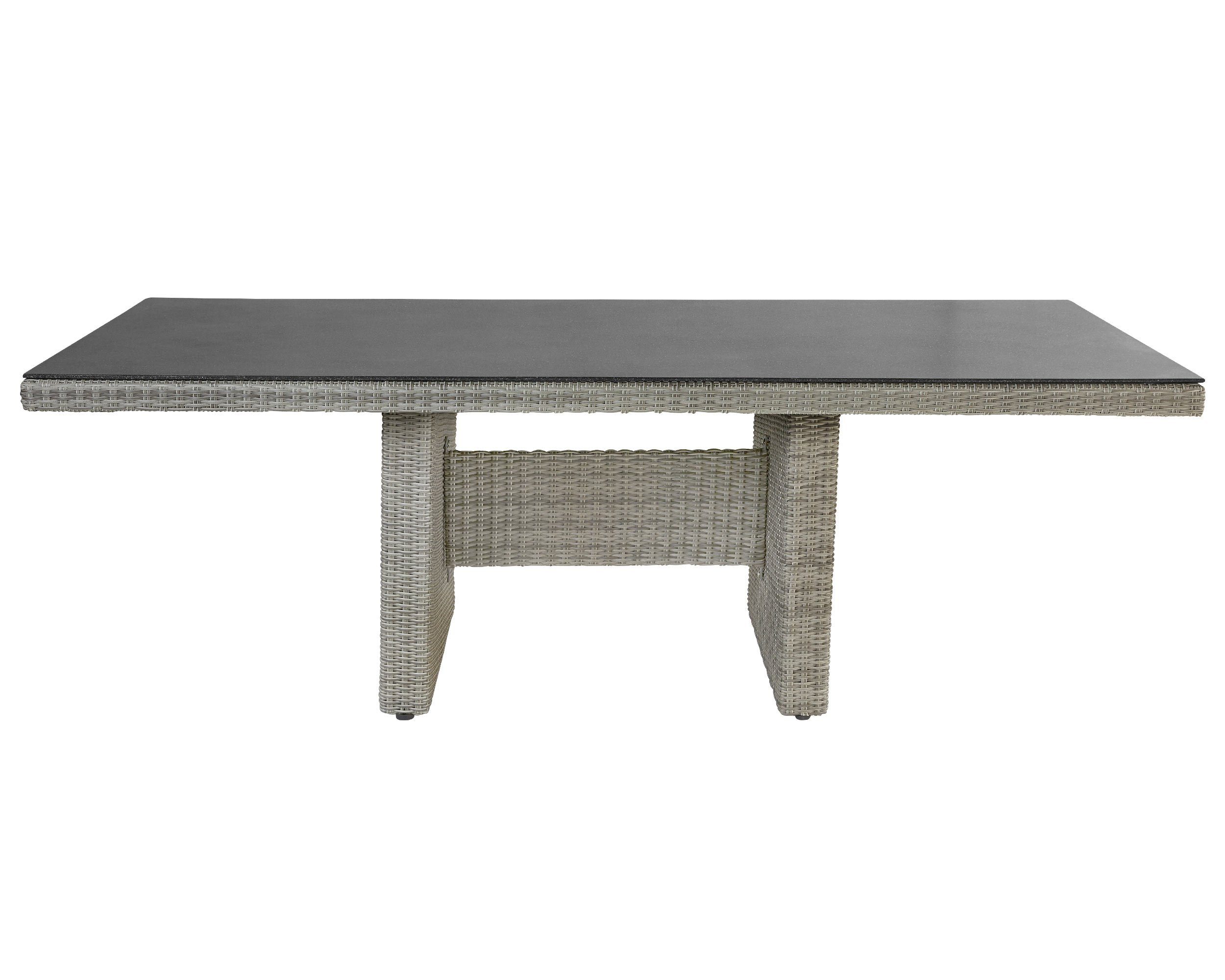 Gartentisch Bilbao Dining Esstisch Gartentisch 220x100cm Spraystone