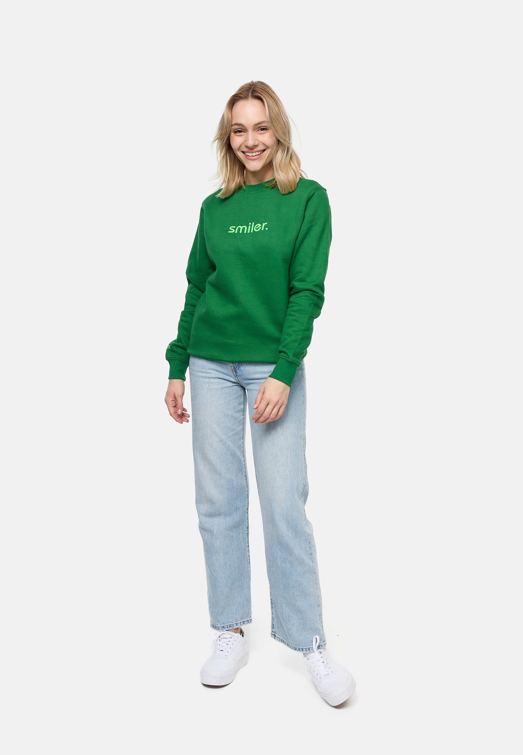 smiler. Sweatshirt dude. mit Label-Applikationen günstig online kaufen