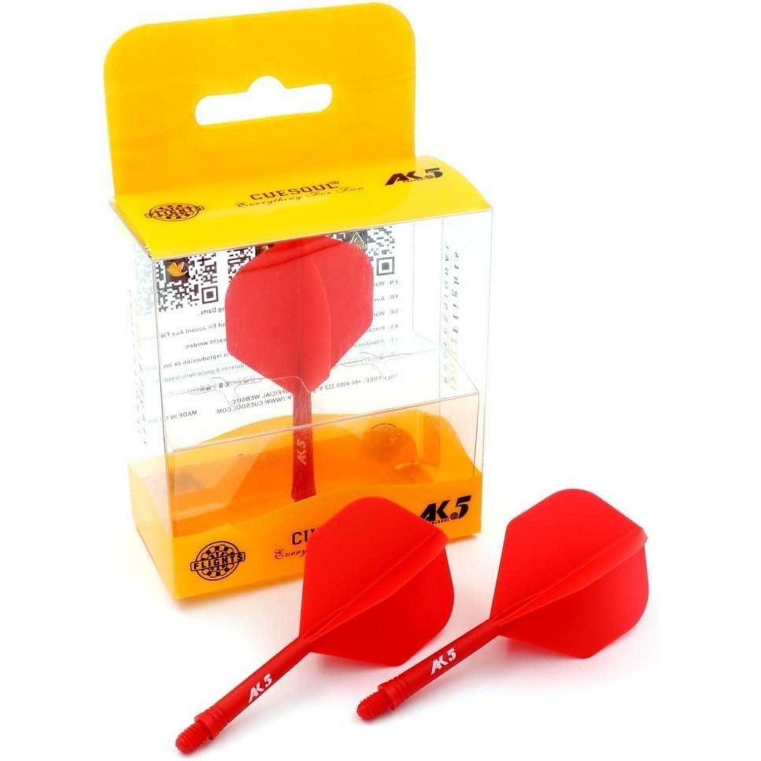 LuxusKollektion Pfeilschaft Dartschäfte Dart Flights Farben Muster S M L standard-rot-M CSAK-52XYS
