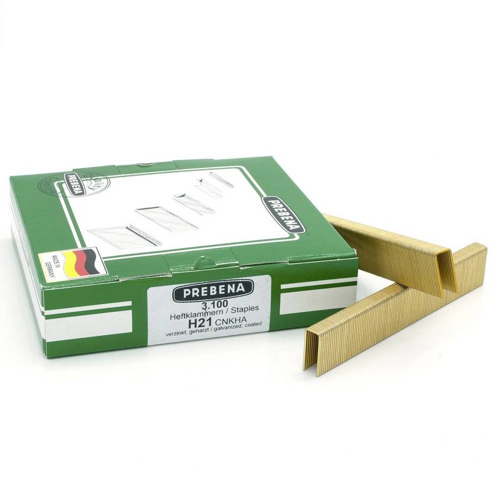 Prebena Tackerklammer H21CNKHA Heftklammern-Set 3100 St. Abmessungen (L x B) 21 mm x 8.60 mm