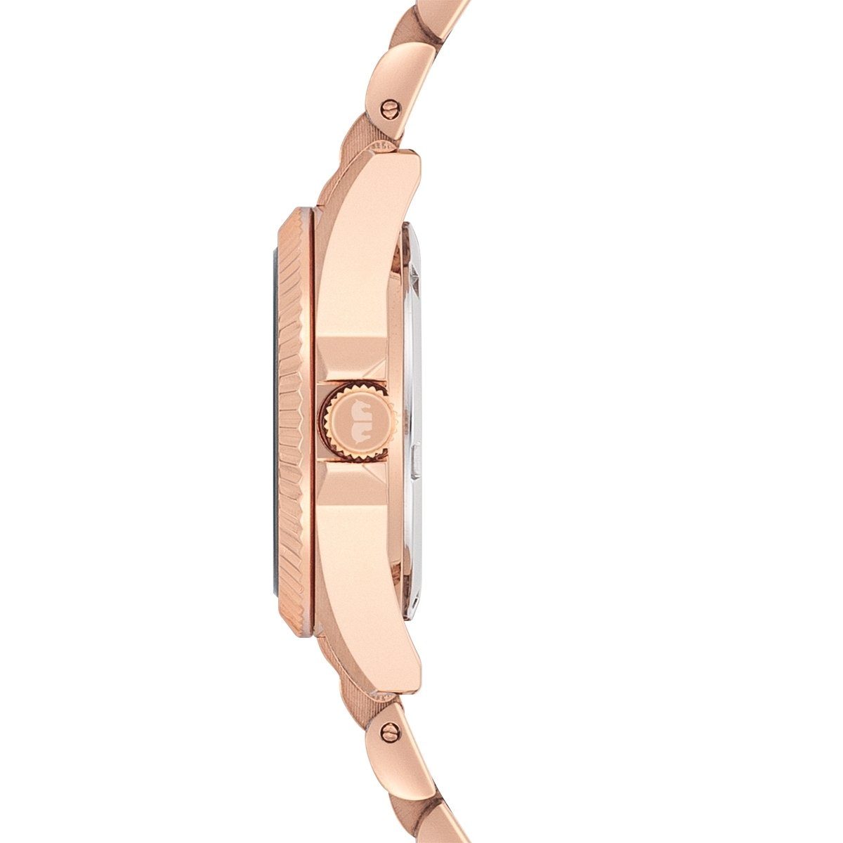 Rhodenwald & Söhne Quarzuhr Cassina roségold, mit Edelstahl-Armband