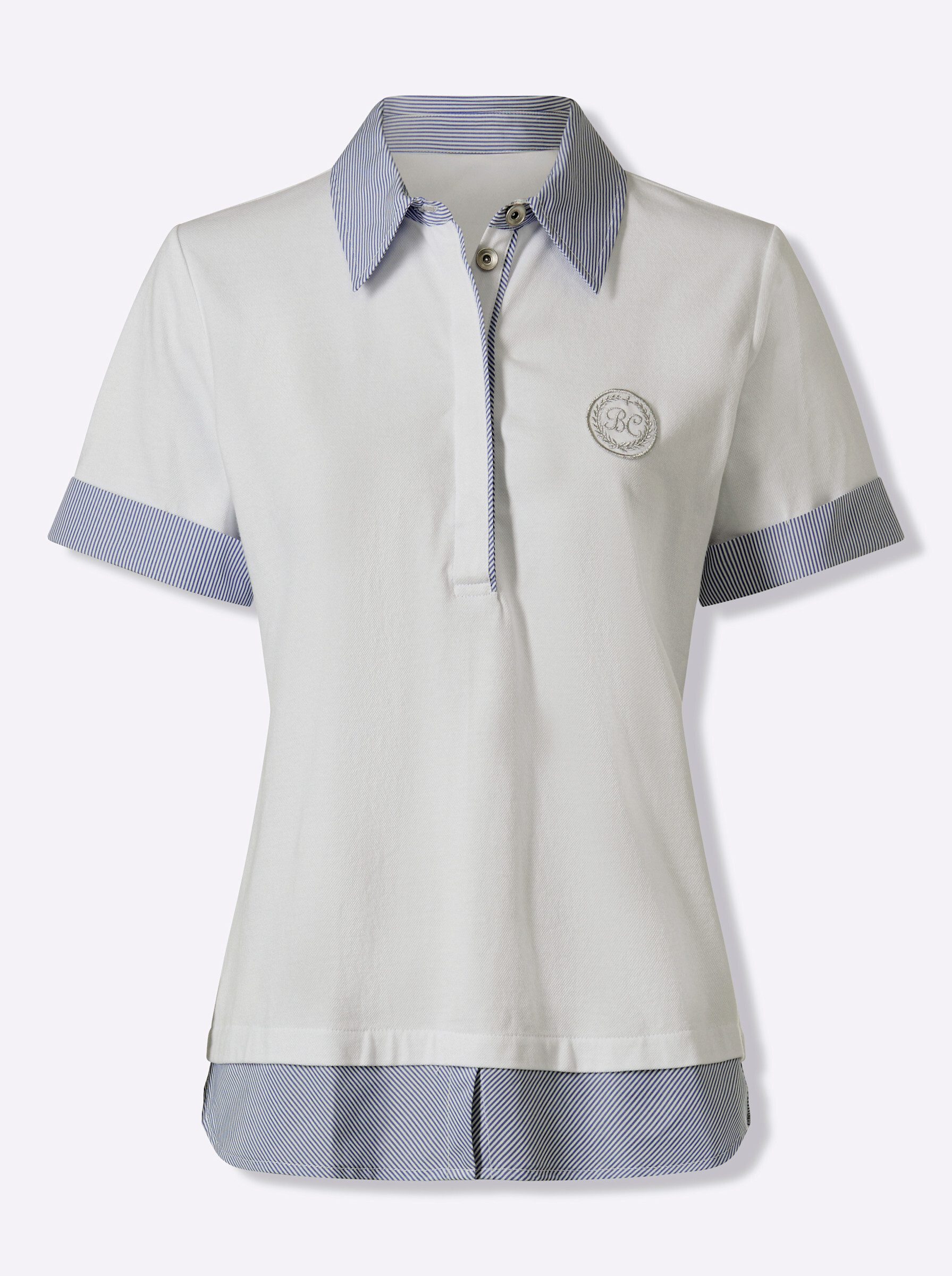 heine T-Shirt Poloshirt Kurzarm