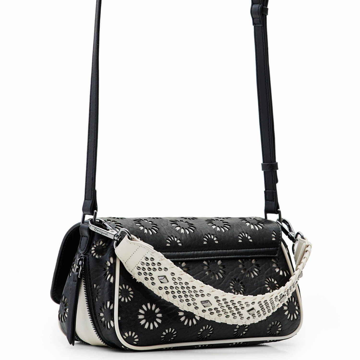 Desigual Umhängetasche Desigual Damen Schultertasche Amorina Tromso schwarz (1, 1-tlg., 1)