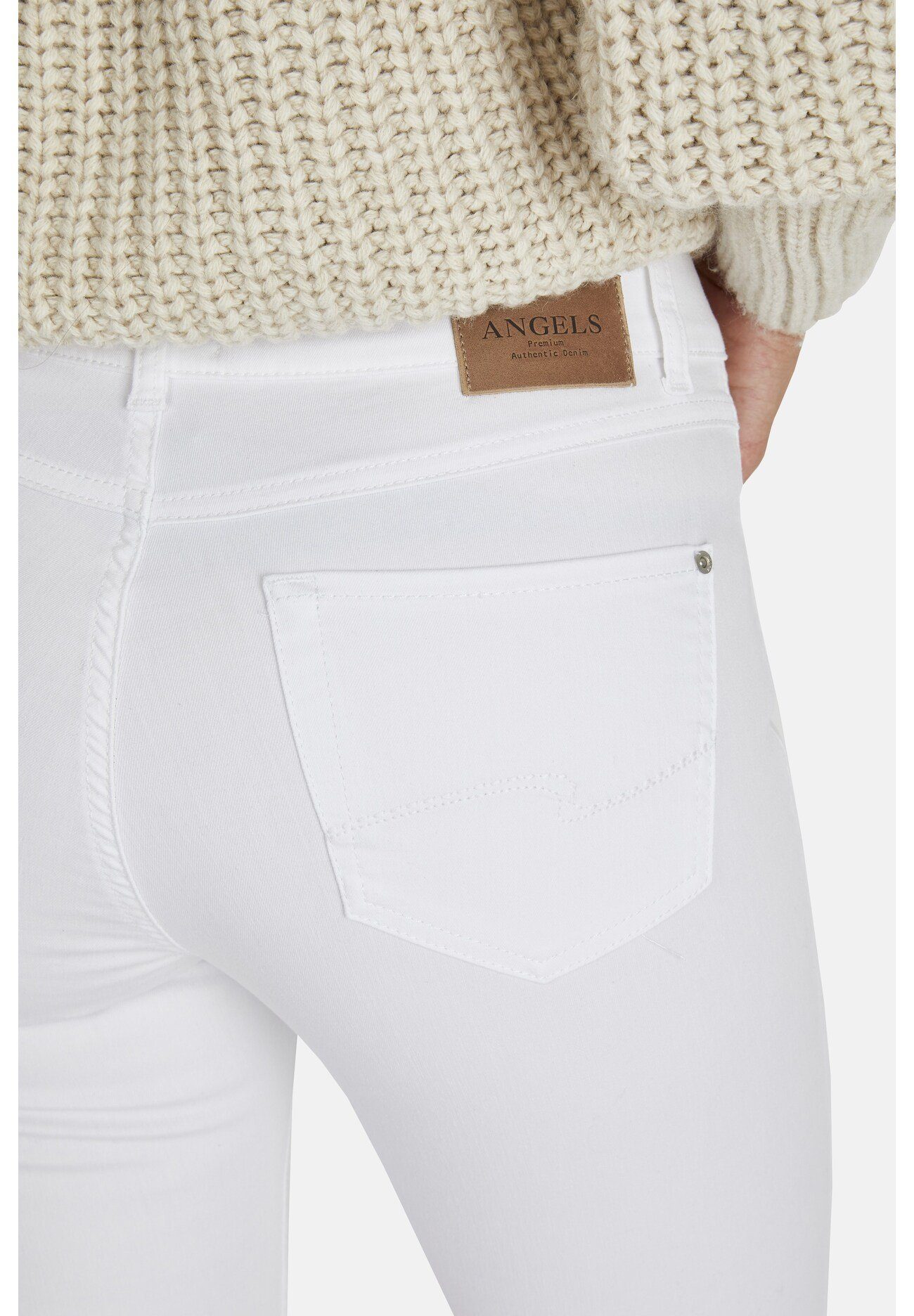 332 STRETCH ANGELS ANGELS - 3400.70 white CICI JEANS Stretch-Jeans