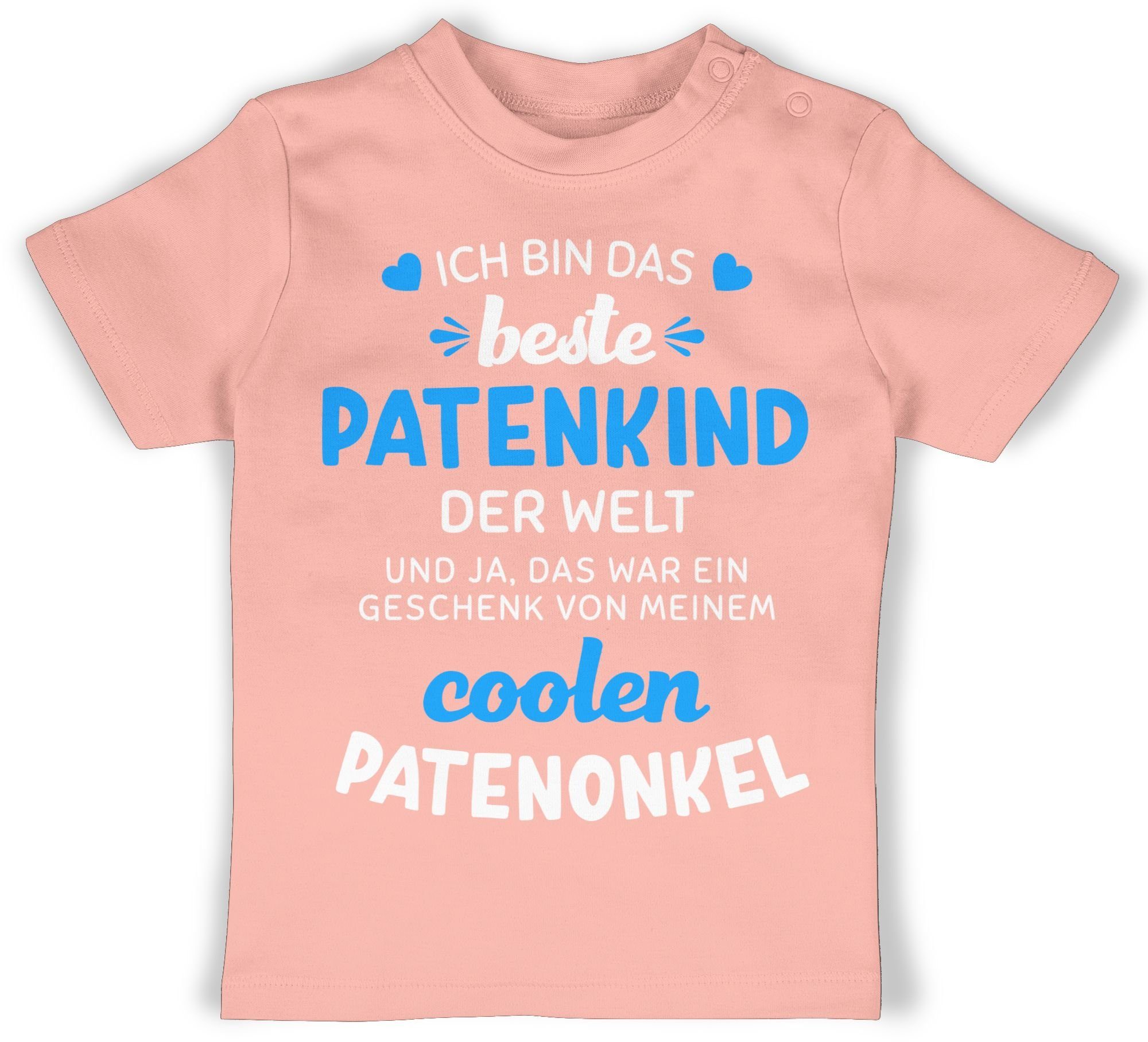 Shirtracer TShirt »Ich bin das beste Patenkind der Welt weiß/blau