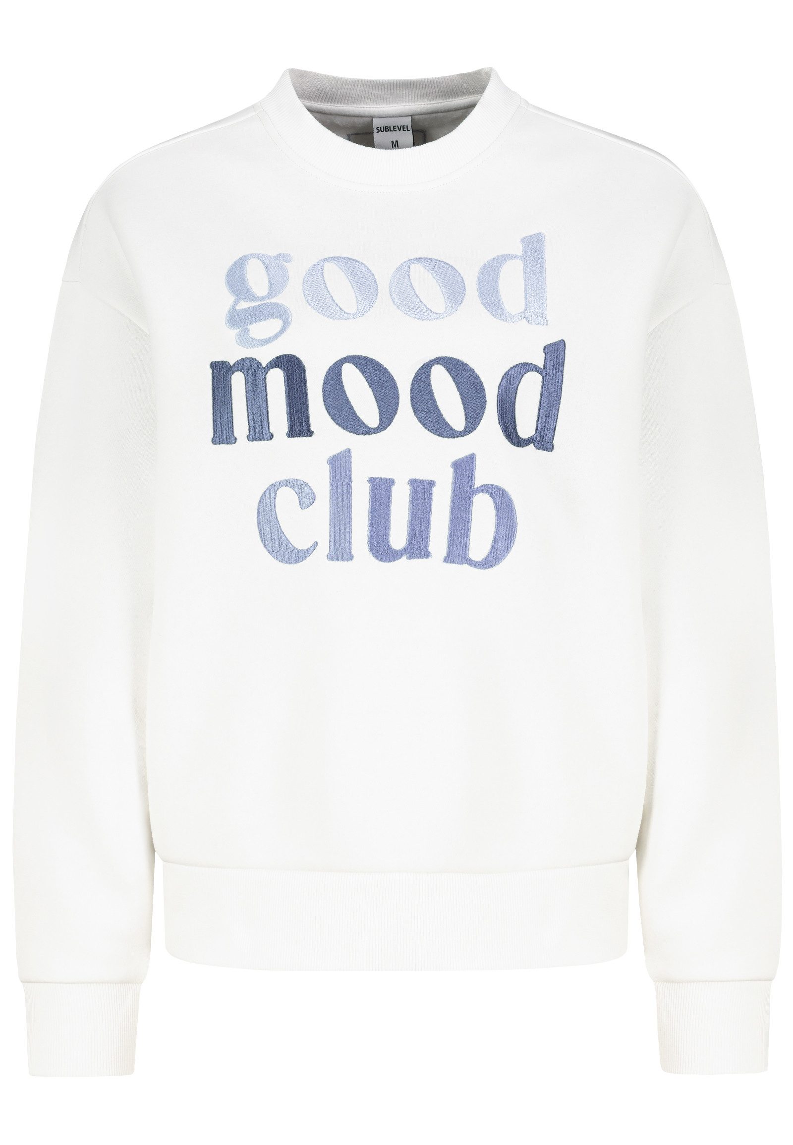 SUBLEVEL Sweatshirt Damen Пуловеры kuschelig weich Flauschig Sweater Crewneck XS-XXL