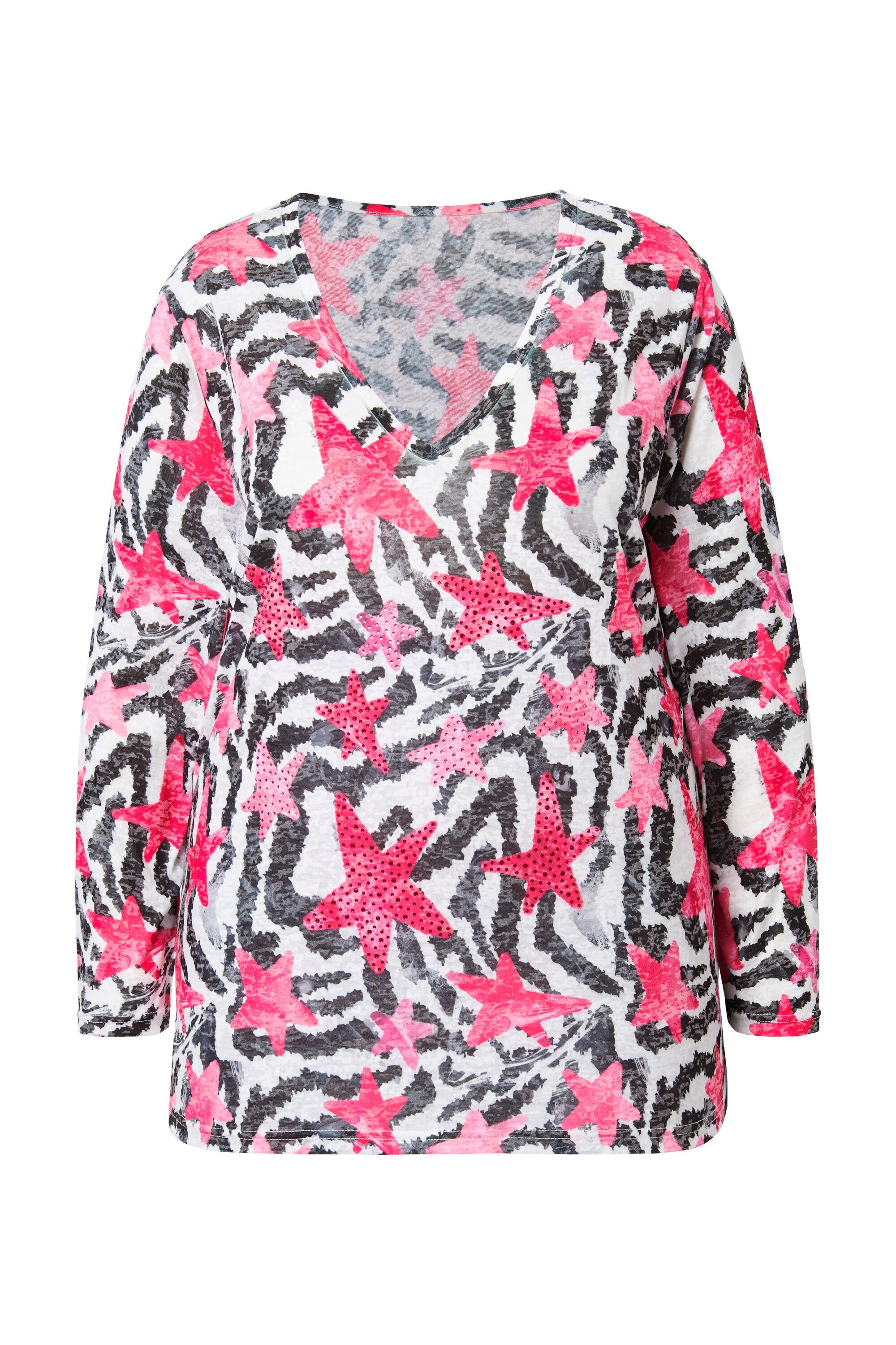 Angel of Style T-Shirt T-Shirt bequeme Passform Sternenmuster günstig online kaufen