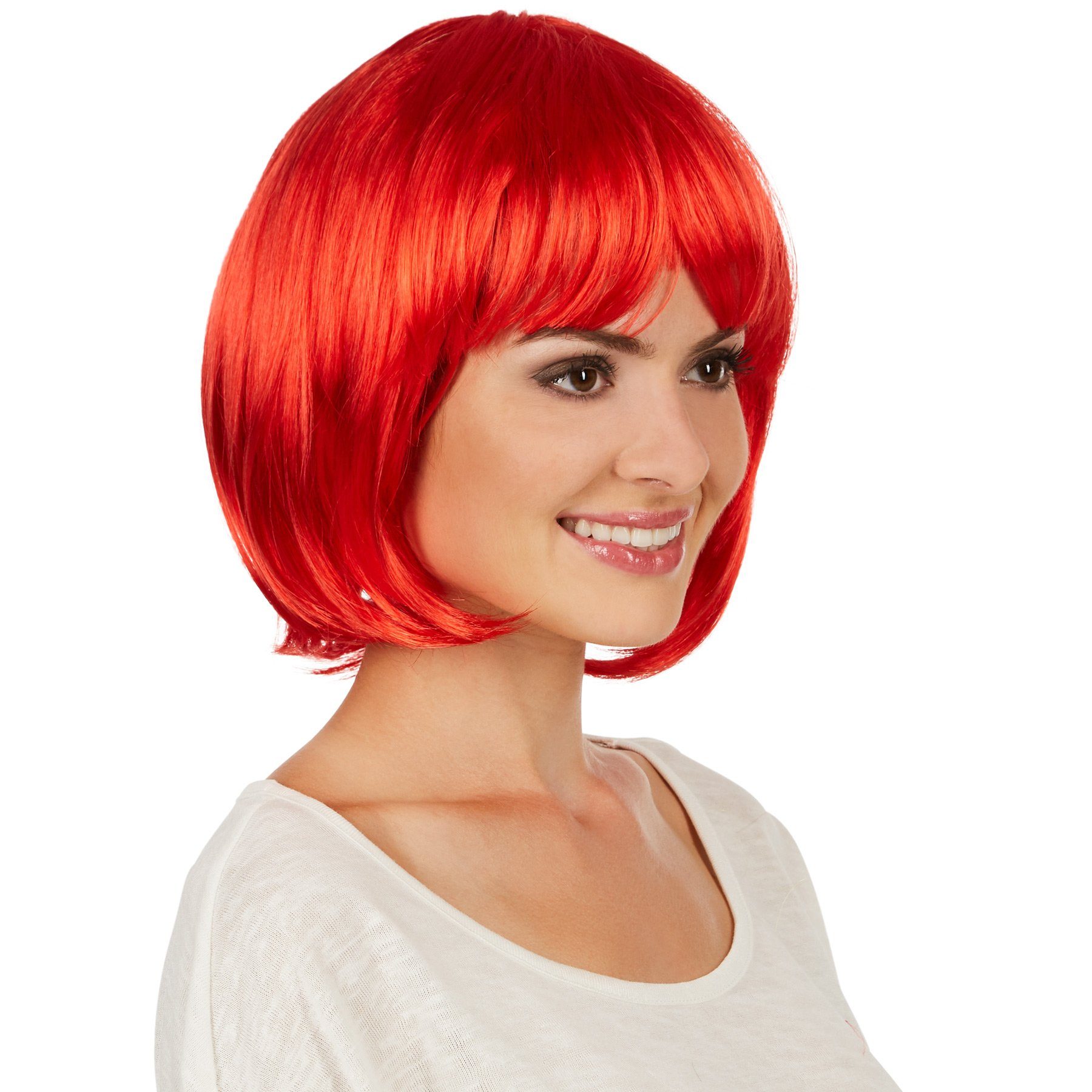 dressforfun Kostüm-Perücke Perücke Kurze Haare Bob