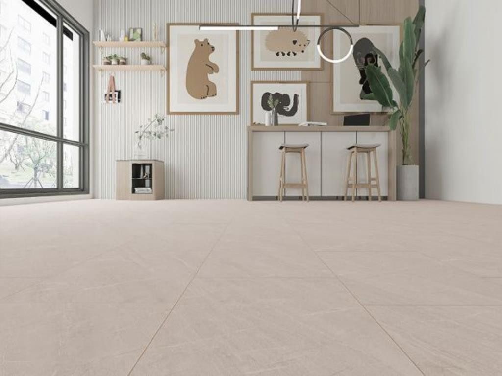 Check Виниловый ламинат ;>>Matt Klick-Vinylfliesen 2140;2141;2142;2143<<(Stein/Keramik/Marmor), 620 x 310 x 5 mm Fliesenoptik; inkl. Trittschalldämmung, In 1 Packung: 10 Paneele = 1,92 m², 1 Packung: 10 Paneele = 1,92 m²