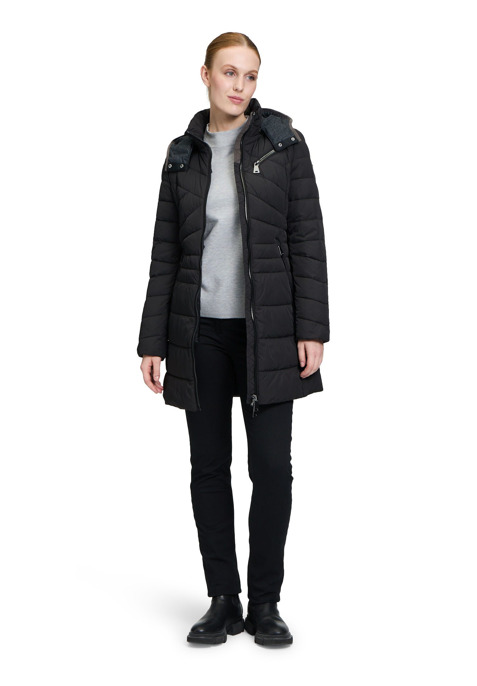 Gil Bret Steppjacke Damen mit abnehmbarer Kapuze