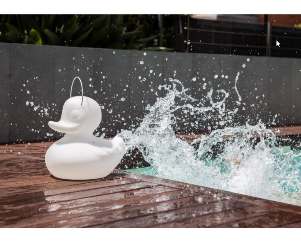 smart and green Pool-Lampe DUCK-DUCK Lamp (S) weiß by Goodnight Light Akku-LED Lampe