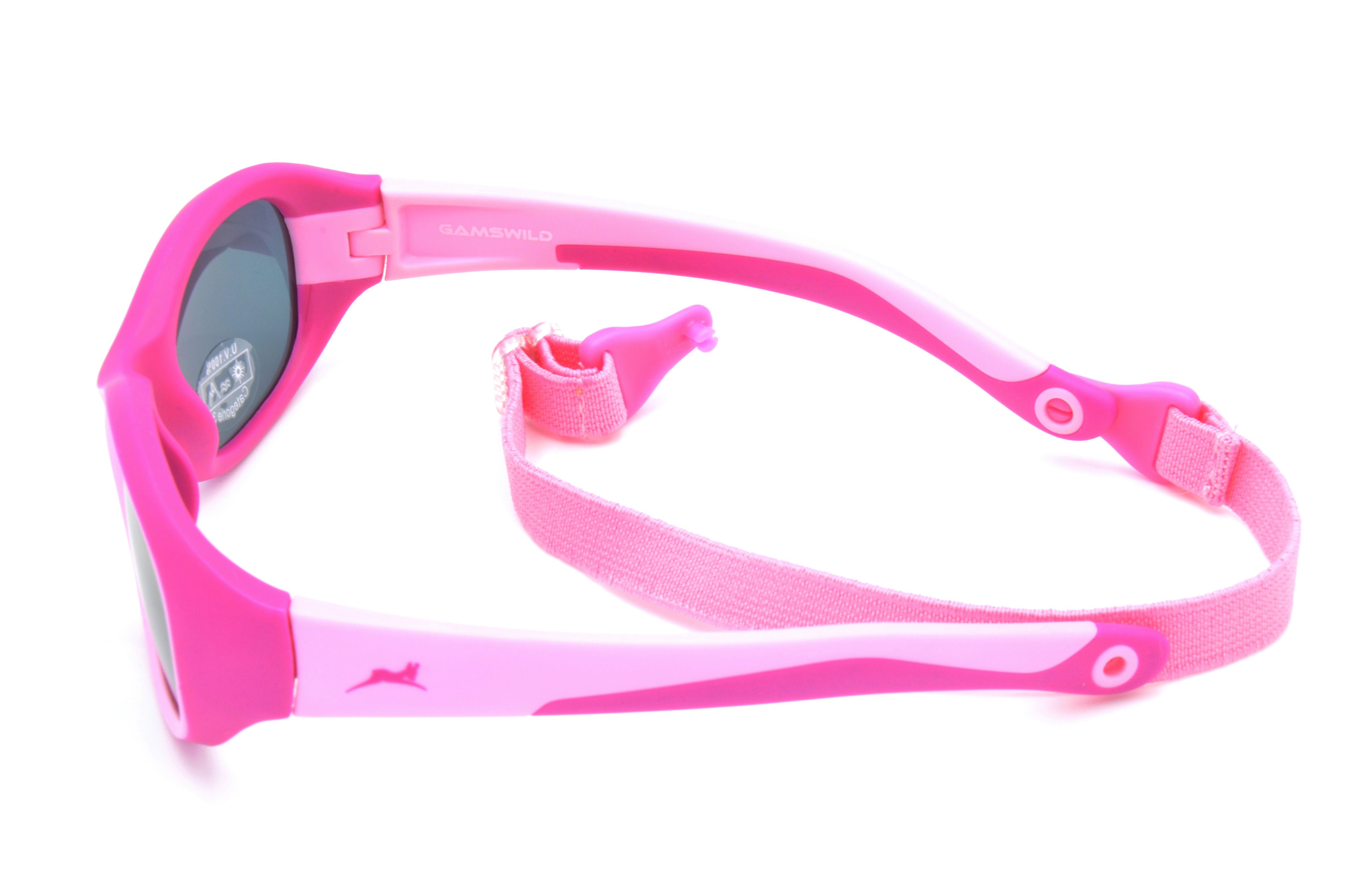 Gamswild Sonnenbrille UV400 GAMSKIDS Kinderbrille 3-6 Jahre Kleinkindbrille Mädchen Jungen kids Unisex Modell WK5121 in blau, grün, rosa