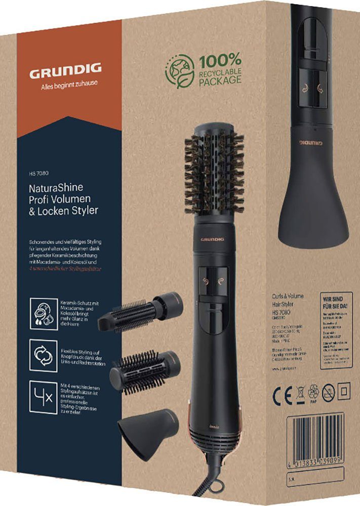 Grundig Multihaarstyler NaturaShine Volumen Lockenstyler HS 7080 &