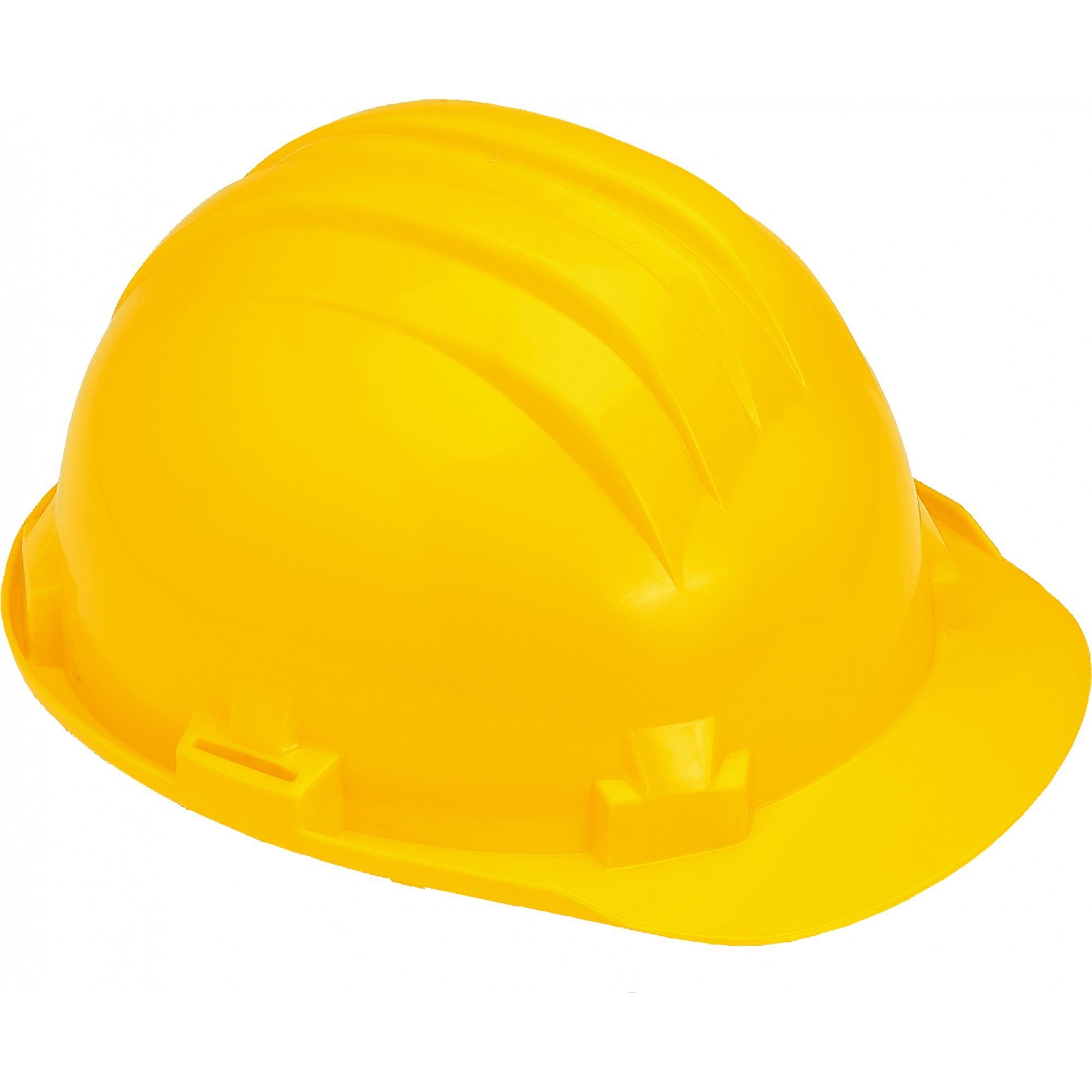 TRIZERATOP Kopfschutz Bauschutzhelm - DIN EN 397 - 6 Punkt gelb