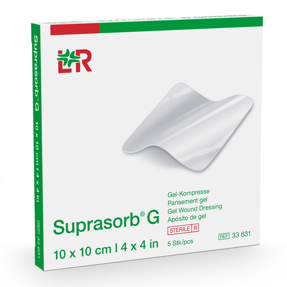 Lohmann & Rauscher GmbH & Co.KG Wundpflaster L&R Suprasorb G Gel-Kompresse 10x10 cm (5 Stk)